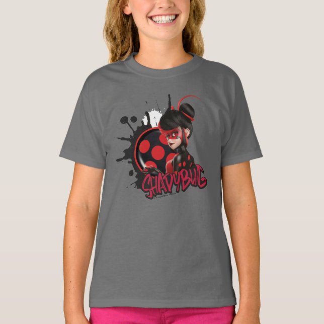 Miraculous Re-verse Shadybug Character Graphic T-Shirt (Front)