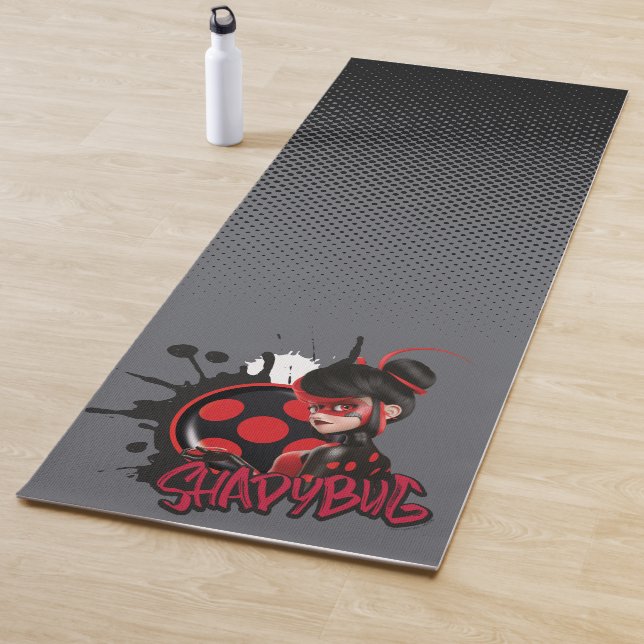 Miraculous Re-verse Shadybug Character Graphic Yoga Mat (In Situ)