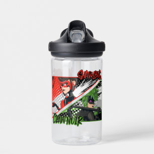 Miraculous Re-verse Shadybug & Claw Noir Water Bottle