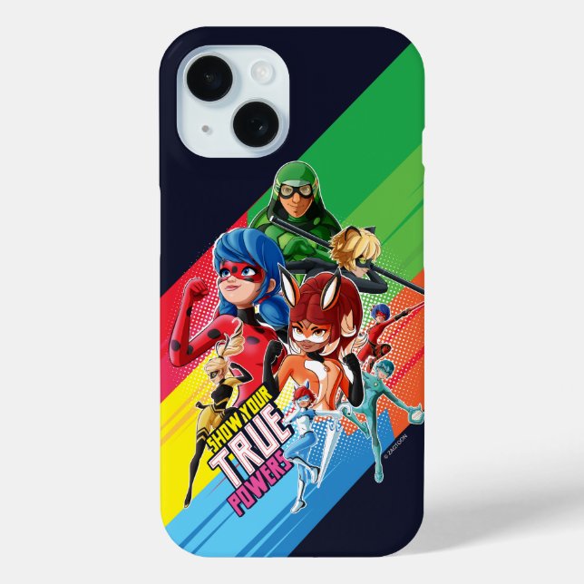 Miraculous Show Your True Powers Case-Mate iPhone Case (Back)