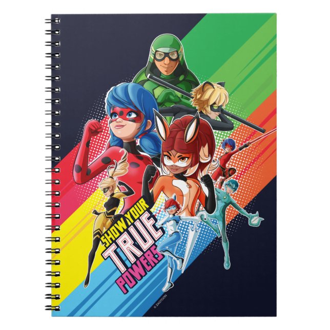 Miraculous Show Your True Powers Notebook (Front)