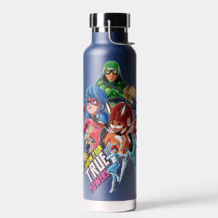 Miraculous Show Your True Powers Water Bottle