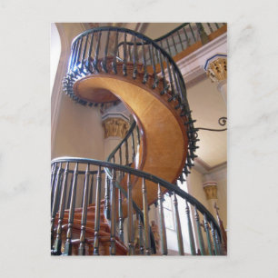 Miraculous Staircase, Loretto Chapel Santa Fe Postcard