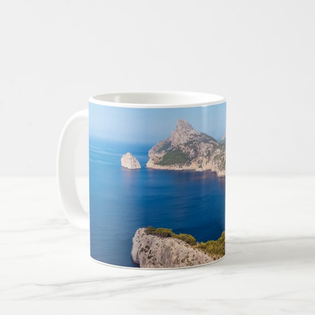 Mirador es Colomer in Cap de Formentor - Mallorca Coffee Mug (Front Left)