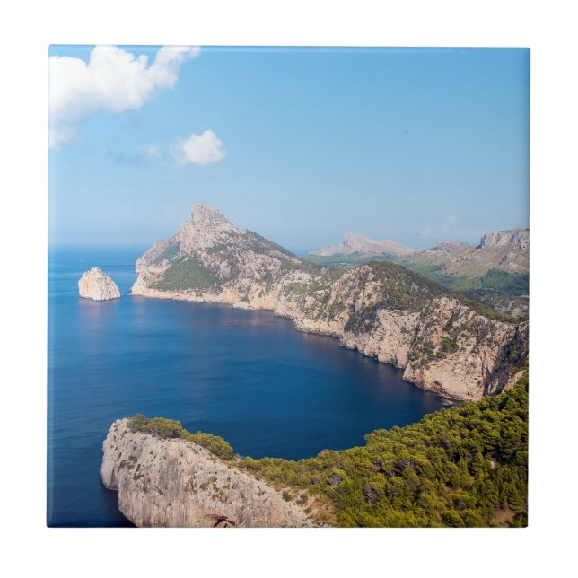 Mirador es Colomer in Cap de Formentor - Mallorca Tile (Front)