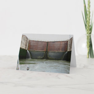 Miraflores Locks, Panama Canal Card