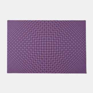 ‘Mirage’ | Chive Blossom on Dark Purple | Doormat