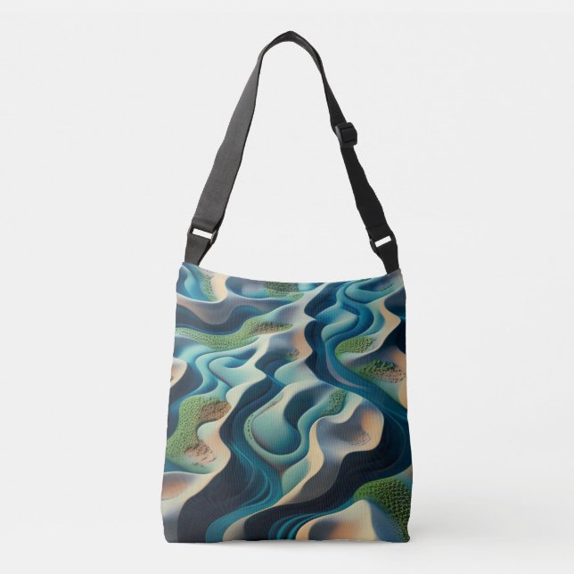 Mirage Currents Crossbody Bag (Front)