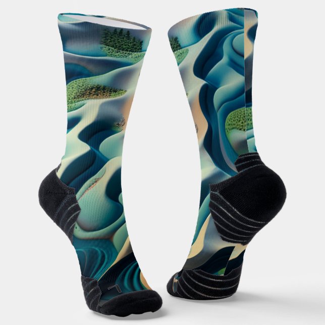 Mirage Currents Socks (Angled)