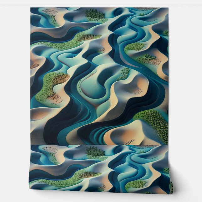 Mirage Currents Wallpaper (Unrolling)