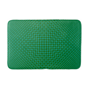 ‘Mirage’   Emerald Green on Deep Green   Bath Mat