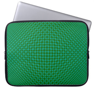 ‘Mirage’   Emerald Green on Deep Green   Laptop Sleeve