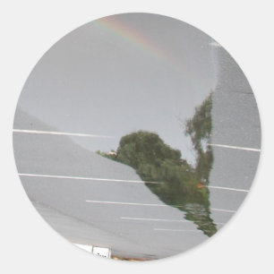 Mirage of Reflection Classic Round Sticker