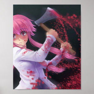 Mirai Nikki Yuno Gasai  Poster