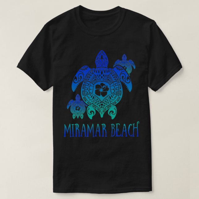 Miramar Beach 2022 Florida Sea Turtles 2022 Vacati T-Shirt (Design Front)