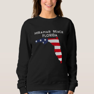Miramar Beach Florida USA State America Travel Flo Sweatshirt