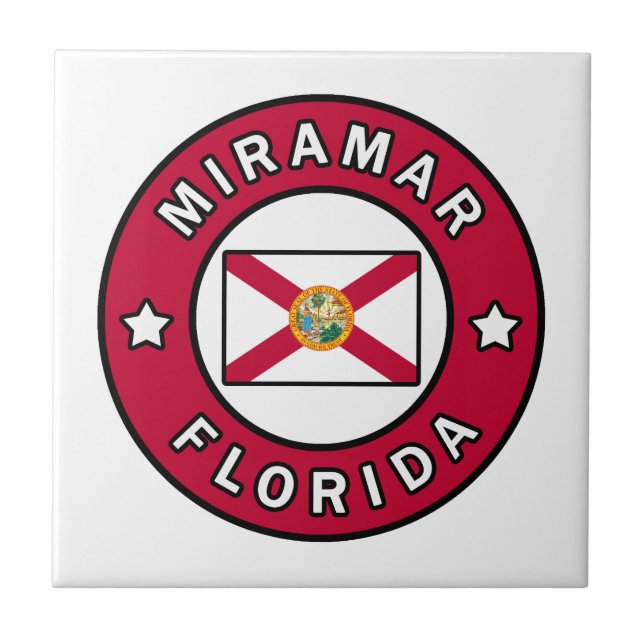 Miramar Florida Tile (Front)