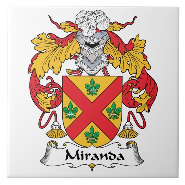 Miranda Family Crest Tile (Front)