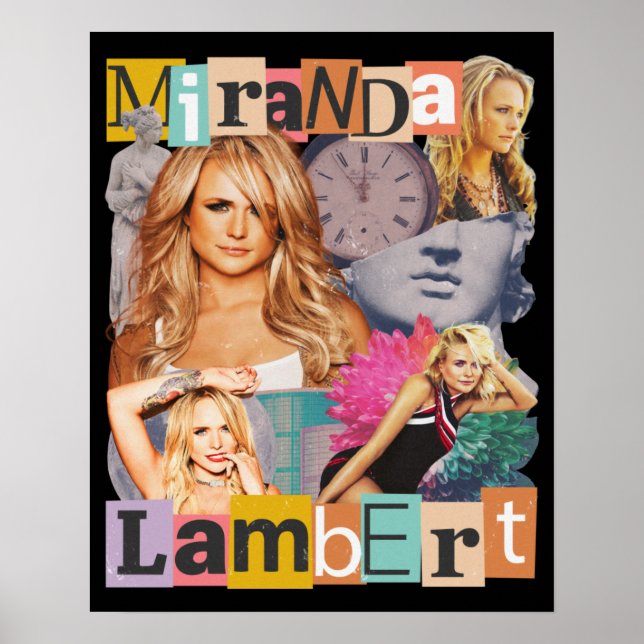 Miranda Lambert Country Music Poster (Front)