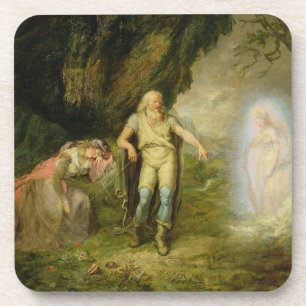 Miranda, Prospero and Ariel, from 'The Tempest' by Coaster