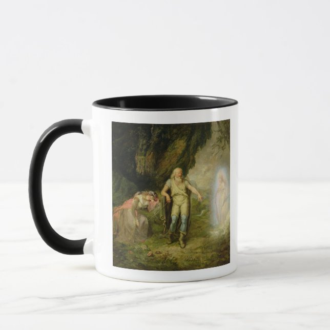 Miranda, Prospero and Ariel, from 'The Tempest' by Mug (Left)