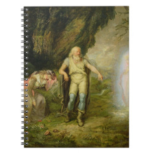 Miranda, Prospero and Ariel, from 'The Tempest' by Notebook
