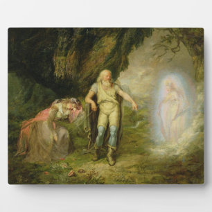Miranda, Prospero and Ariel, from 'The Tempest' by Plaque