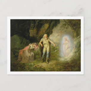 Miranda, Prospero and Ariel, from 'The Tempest' by Postcard