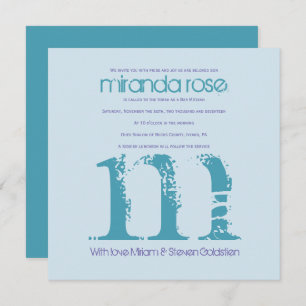Miranda Rose - Bat Bar Mitzvah Invitation
