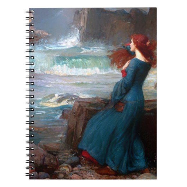 Miranda The Tempest John William Waterhouse Notebook (Front)