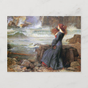 Miranda - The Tempest - John William Waterhouse Postcard