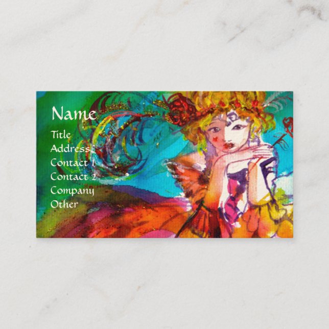 MIRANDOLINA  / Performing  Arts ,Costume Designer Business Card (Front)