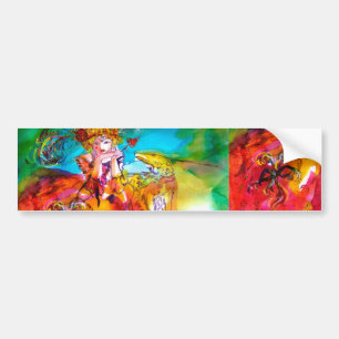 MIRANDOLINA / Venetian Carnival Masks Bumper Sticker