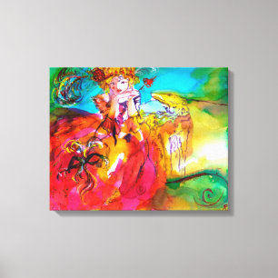 MIRANDOLINA / Venetian Carnival Masks Canvas Print