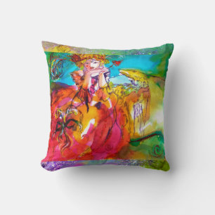 MIRANDOLINA  / Venetian Carnival Masks Cushion