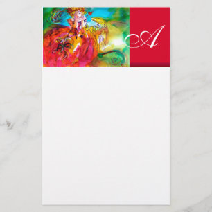 MIRANDOLINA  / Venetian Carnival Masks Stationery