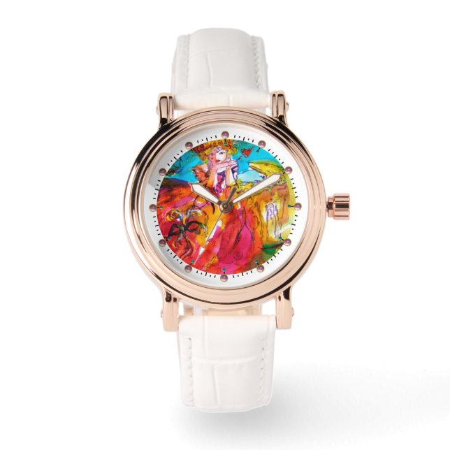 MIRANDOLINA  / Venetian Carnival Masks Watch (Front)
