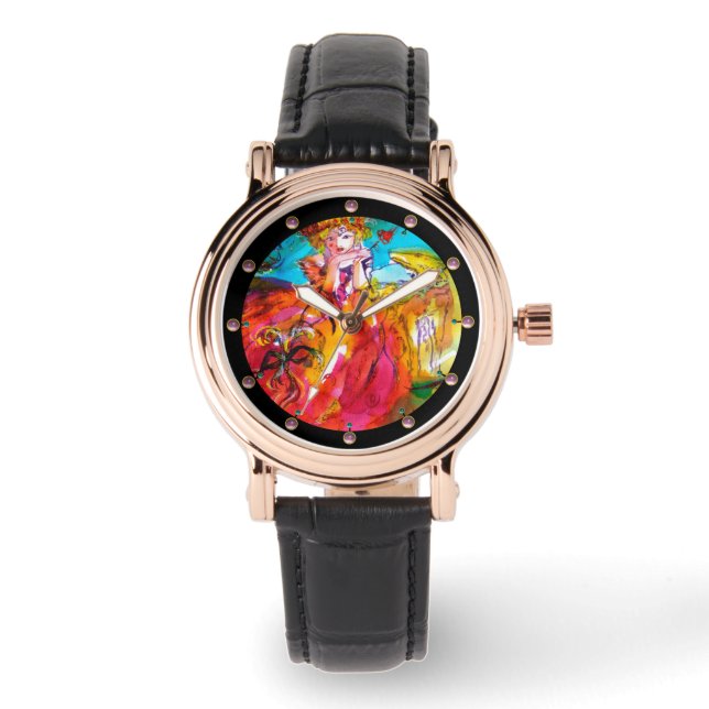 MIRANDOLINA  / Venetian Carnival Masks Watch (Front)