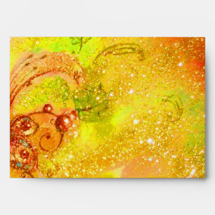 MIRANDOLINA yellow red brown green Envelope