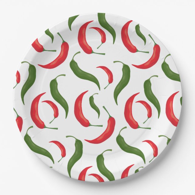 Mirchi Paper Plate (Front)