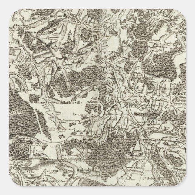 Mirecourt, Epinal Square Sticker (Front)