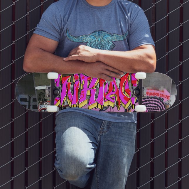 Mirian Graffiti Custom Personalised Skateboard (Outdoor 3)