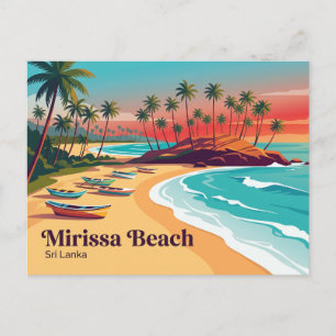 Mirissa Beach Sri Lanka Postcard