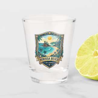 Mirissa Beach Sri Lanka Shot Glass