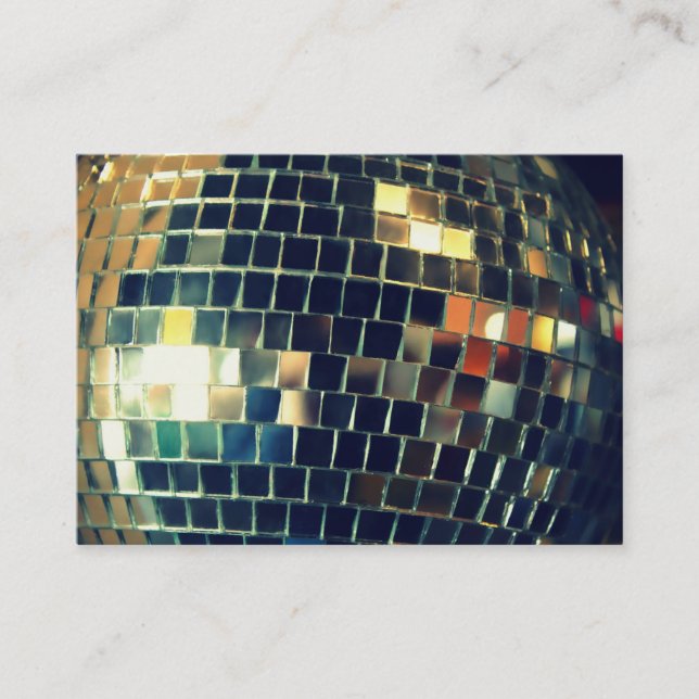 Mirror Ball Business Card (Front)