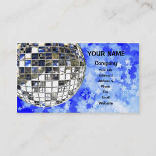 Mirror ball business card