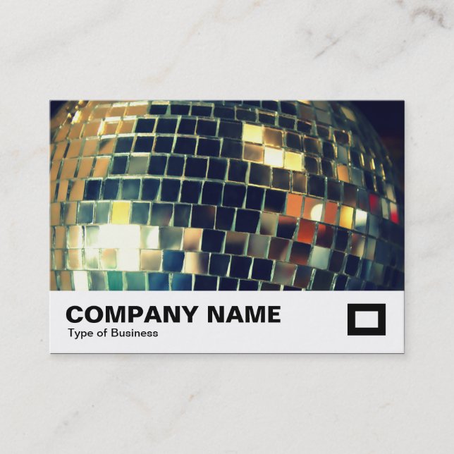 Mirror Ball Business Card (Front)