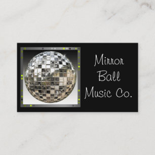 Mirror Ball Music Business Card