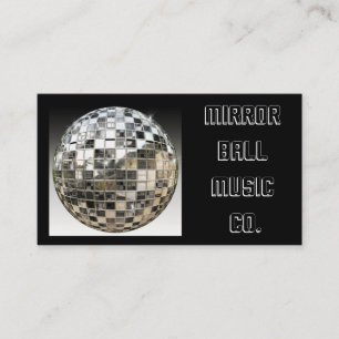 Mirror Ball Music Business Card