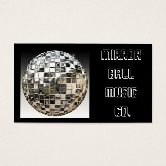 Mirror Ball Music Business Card